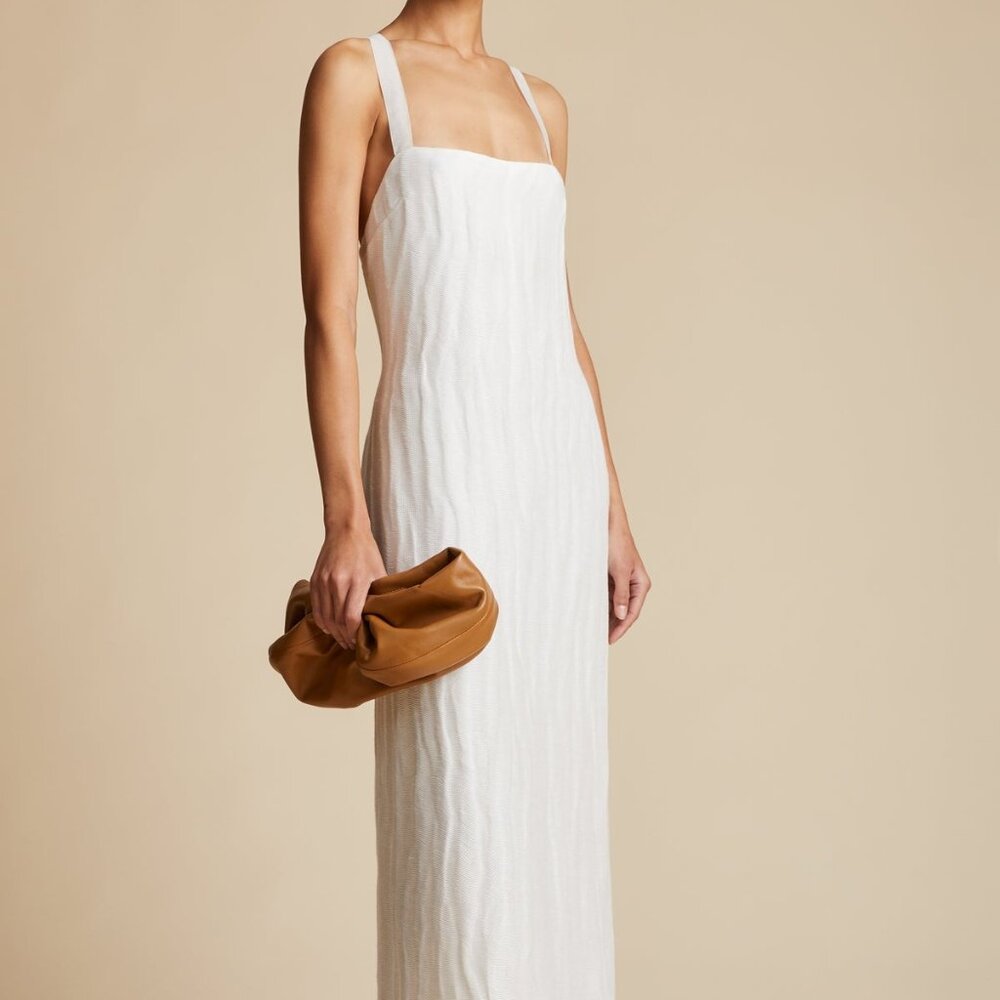 KHAITE NWT - Fabia Dress in Cream - Size 2